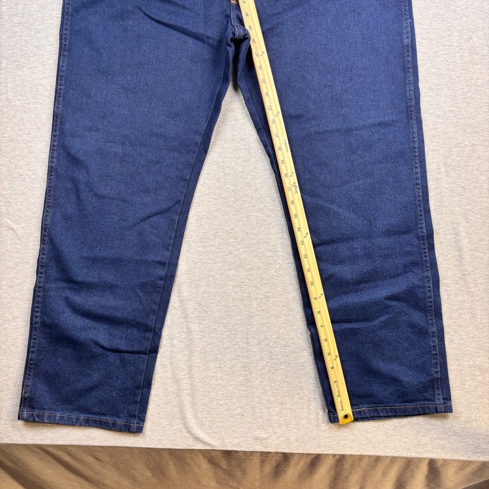 Wrangler Five Star Premium Stretch Regular Fit Mens Jeans 44x30 Dark Blue NWT - Picture 4 of 8